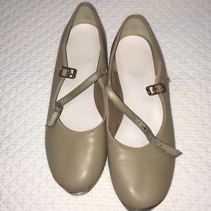 Tan Tap Shoes